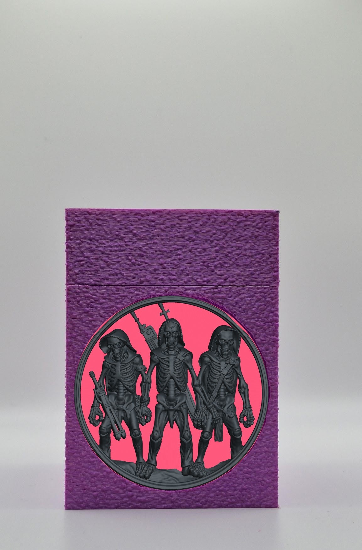 Skeleton Army Card Box — Purple