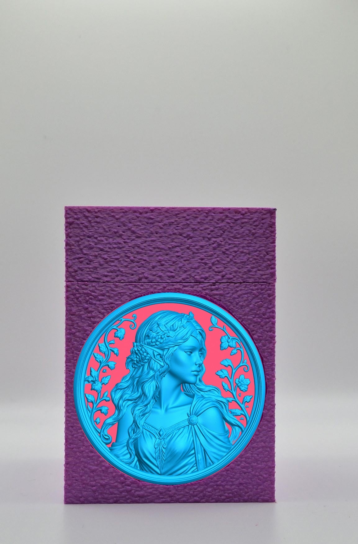 Elf Maiden Card Box — Purple