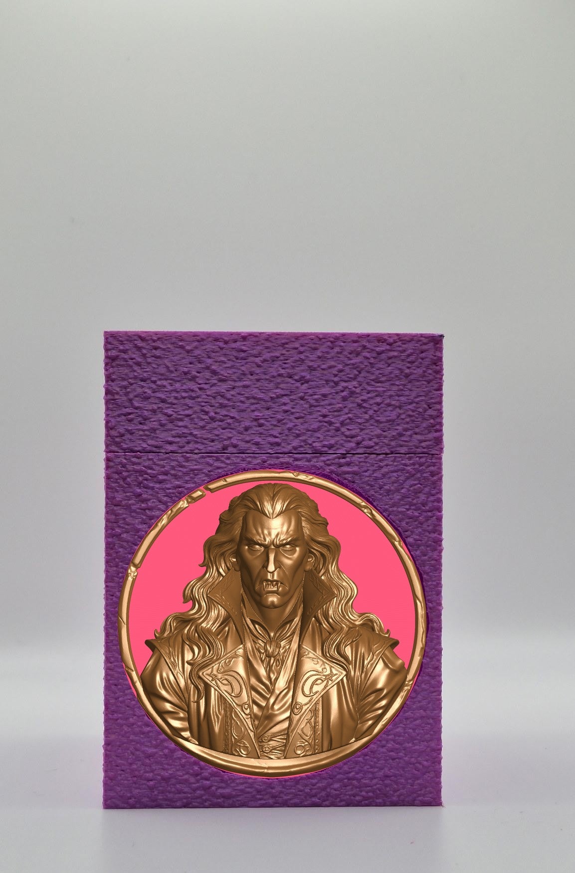 Gothic Vampire Card Box — Purple