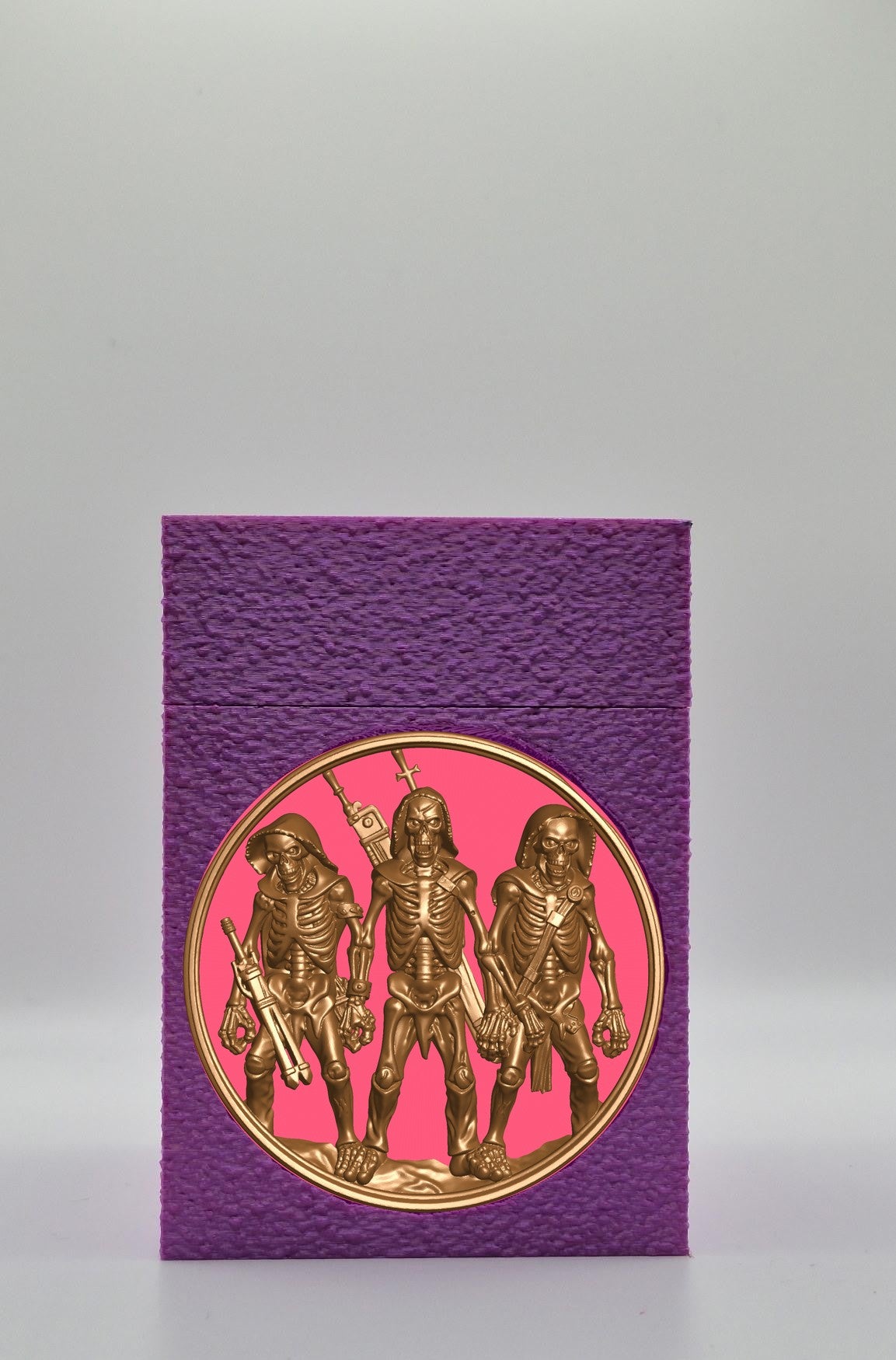 Skeleton Army Card Box — Purple