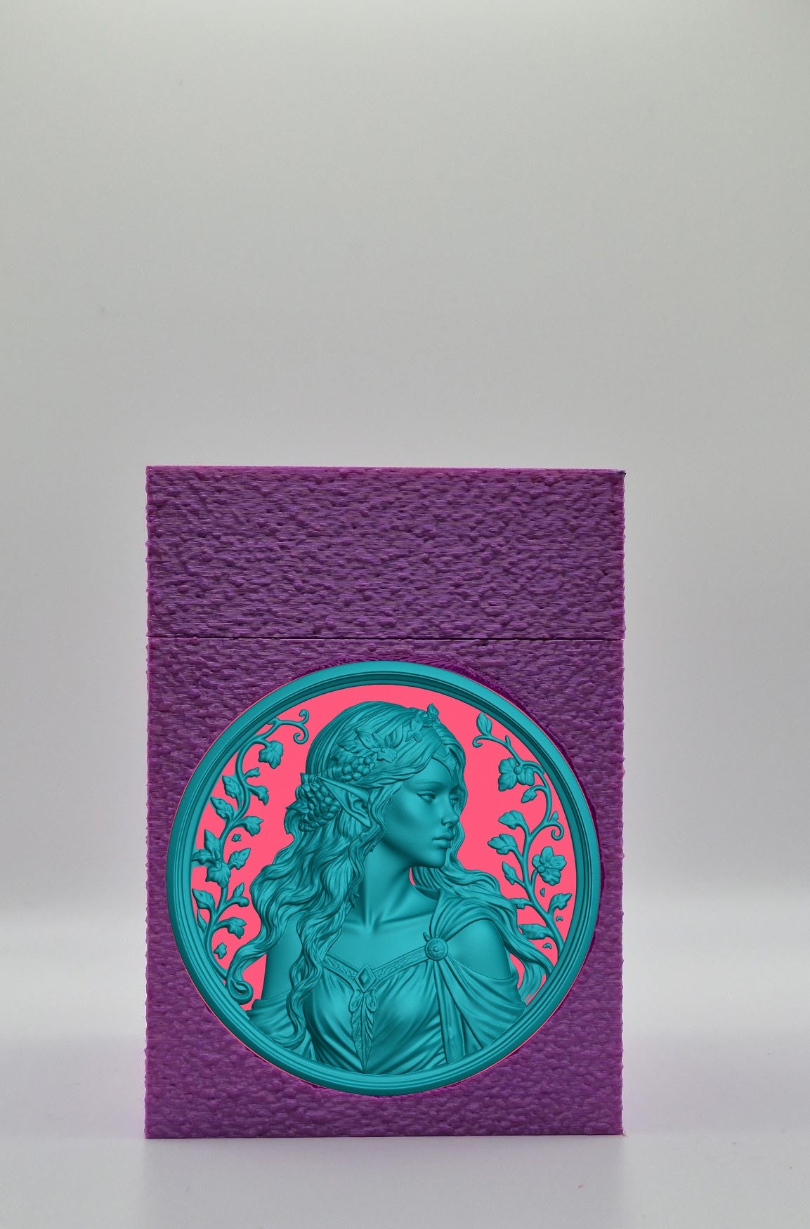 Elf Maiden Card Box — Purple