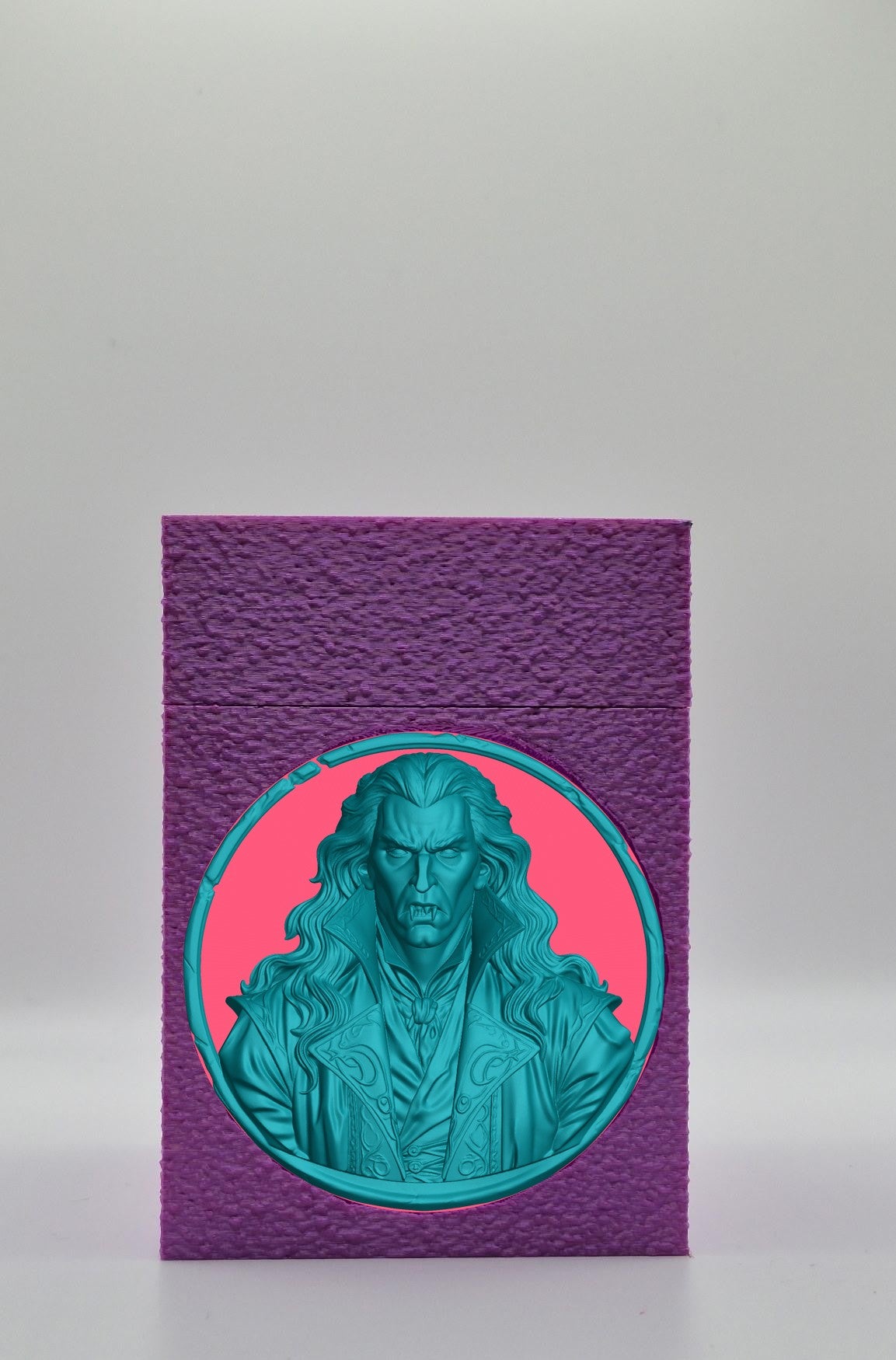 Gothic Vampire Card Box — Purple