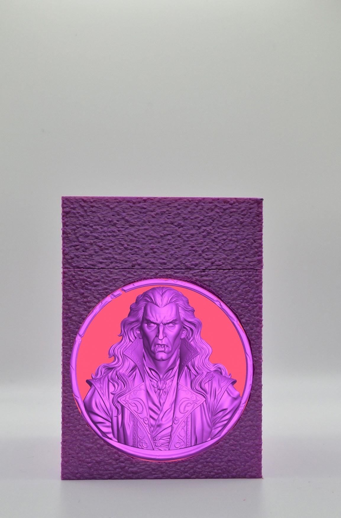 Gothic Vampire Card Box — Purple