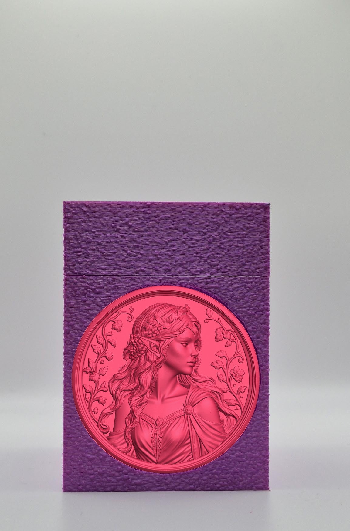 Elf Maiden Card Box — Purple