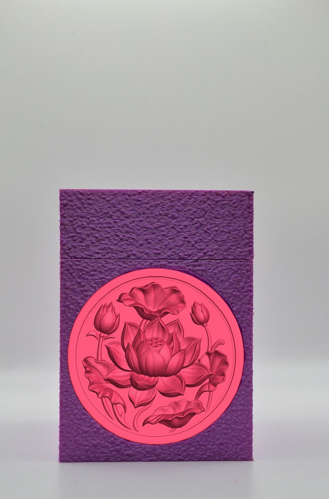 Lotus Card Box — Purple