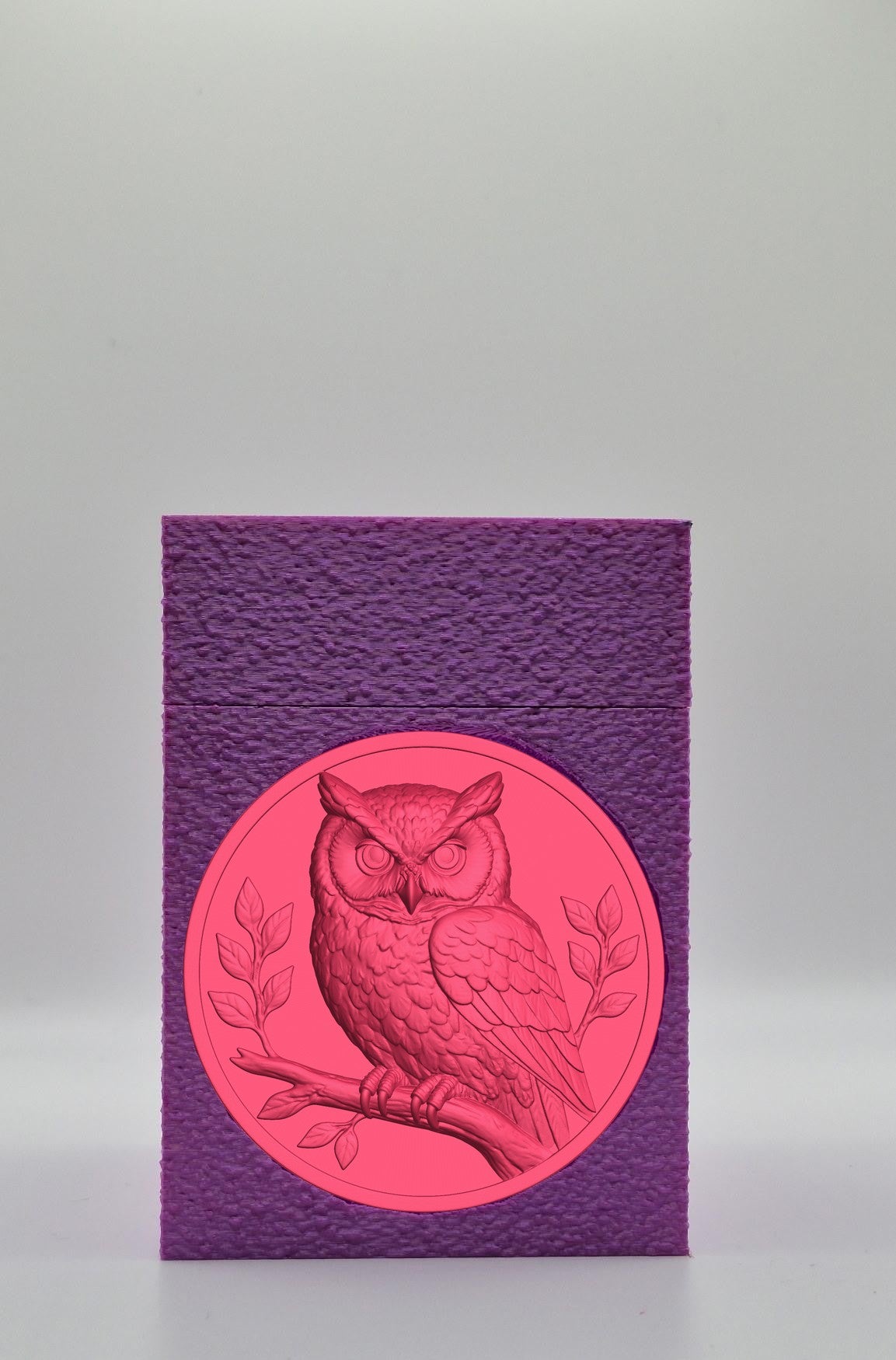 Owl Card Box — Purple
