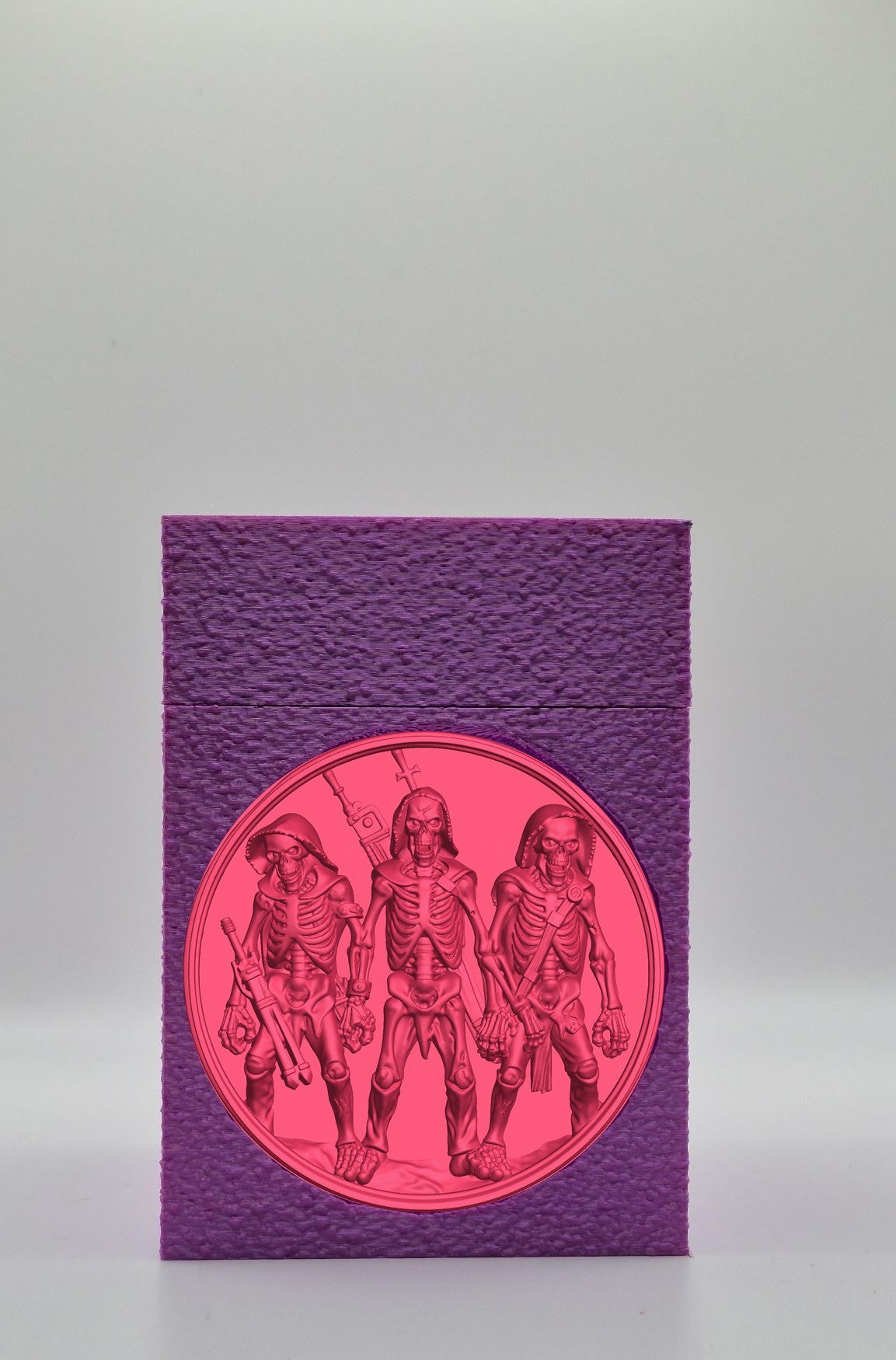 Skeleton Army Card Box — Purple
