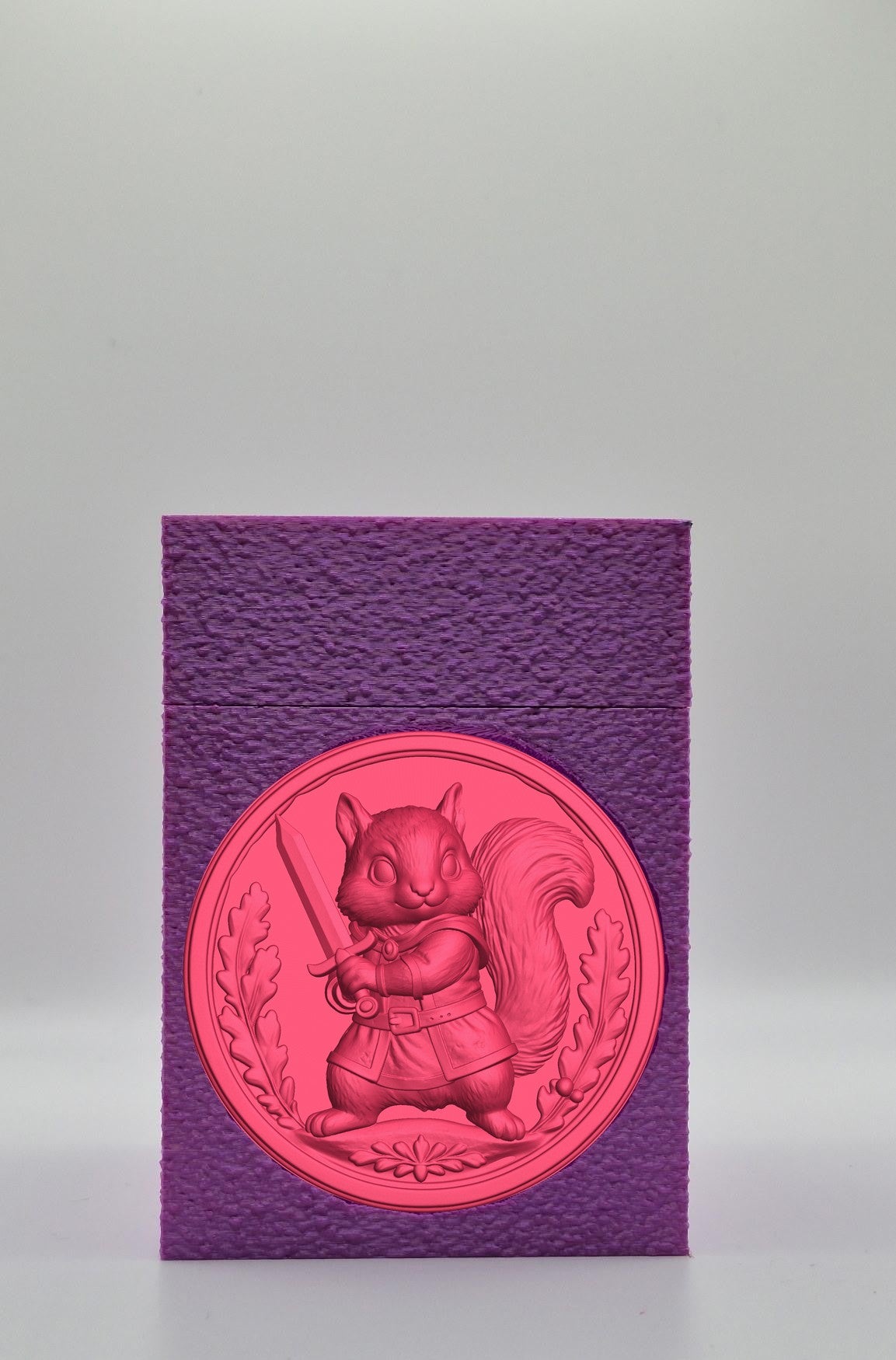 Squirrel Card Box — Purple