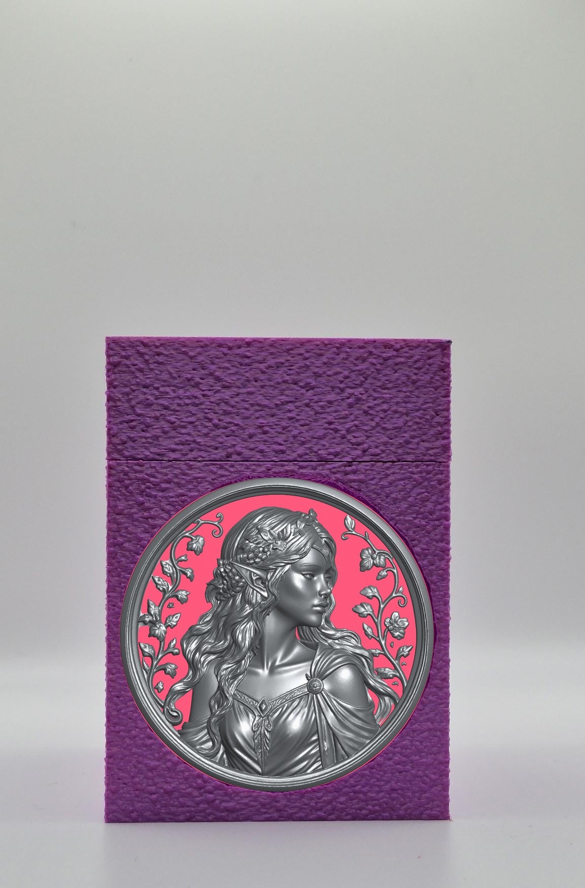 Elf Maiden Card Box — Purple