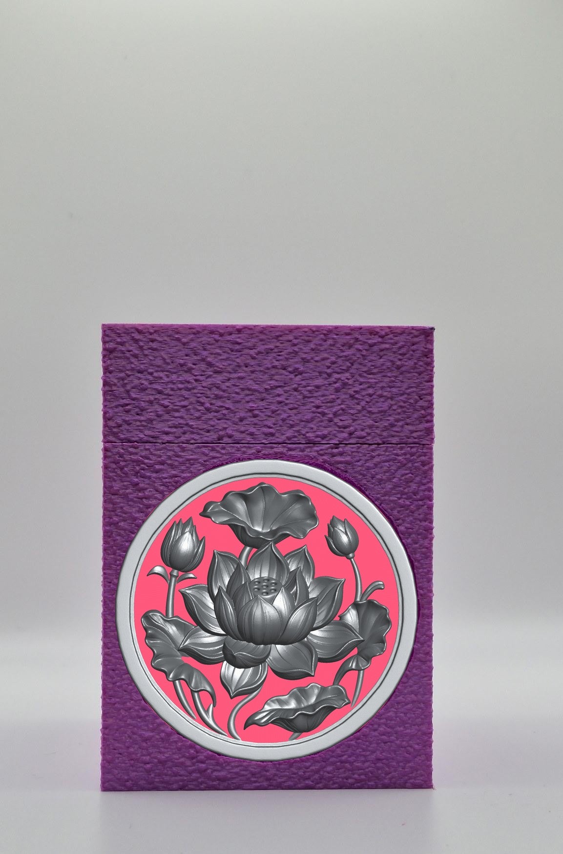 Lotus Card Box — Purple