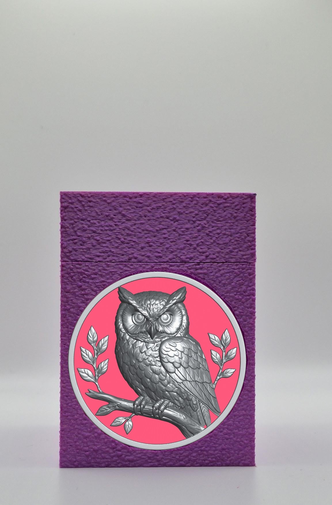 Owl Card Box — Purple