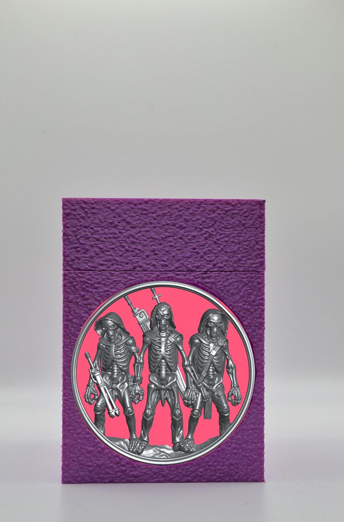 Skeleton Army Card Box — Purple