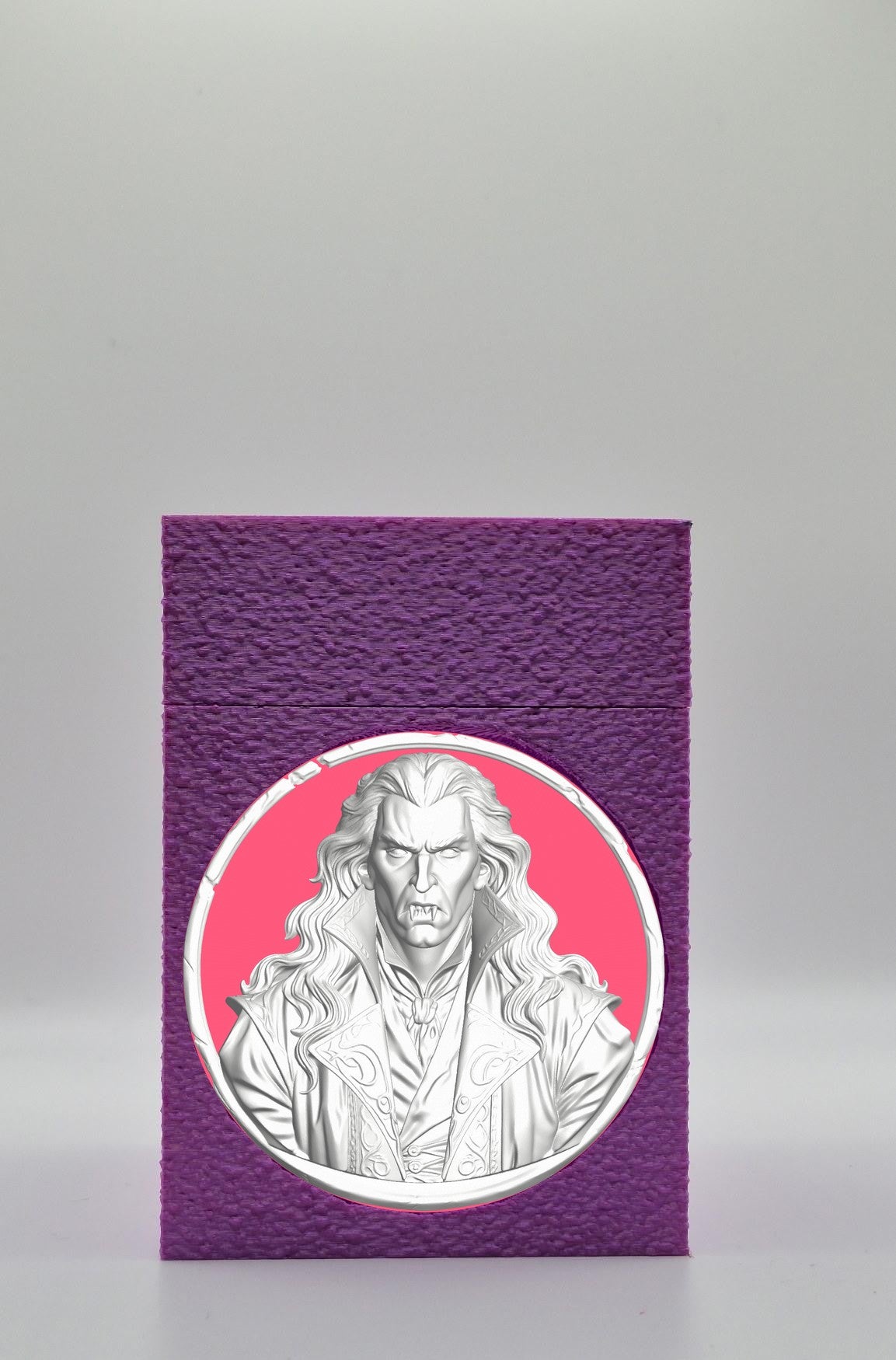 Gothic Vampire Card Box — Purple