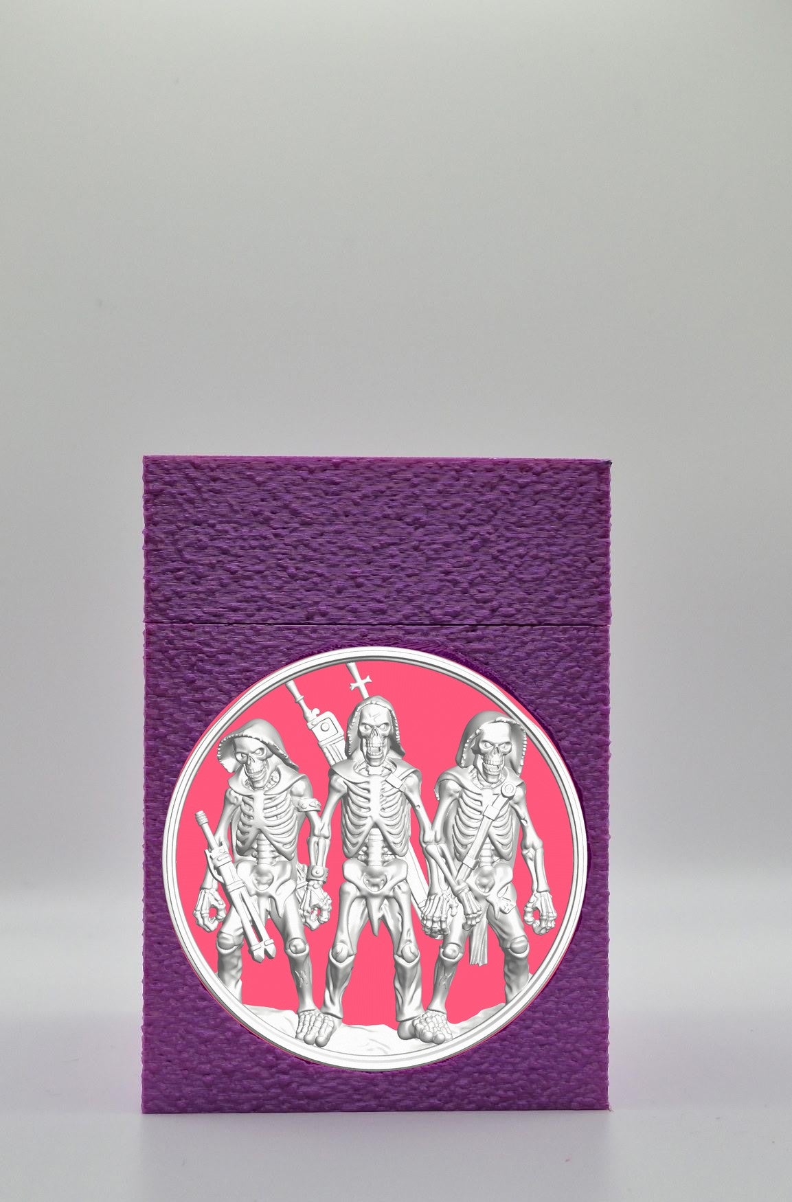 Skeleton Army Card Box — Purple