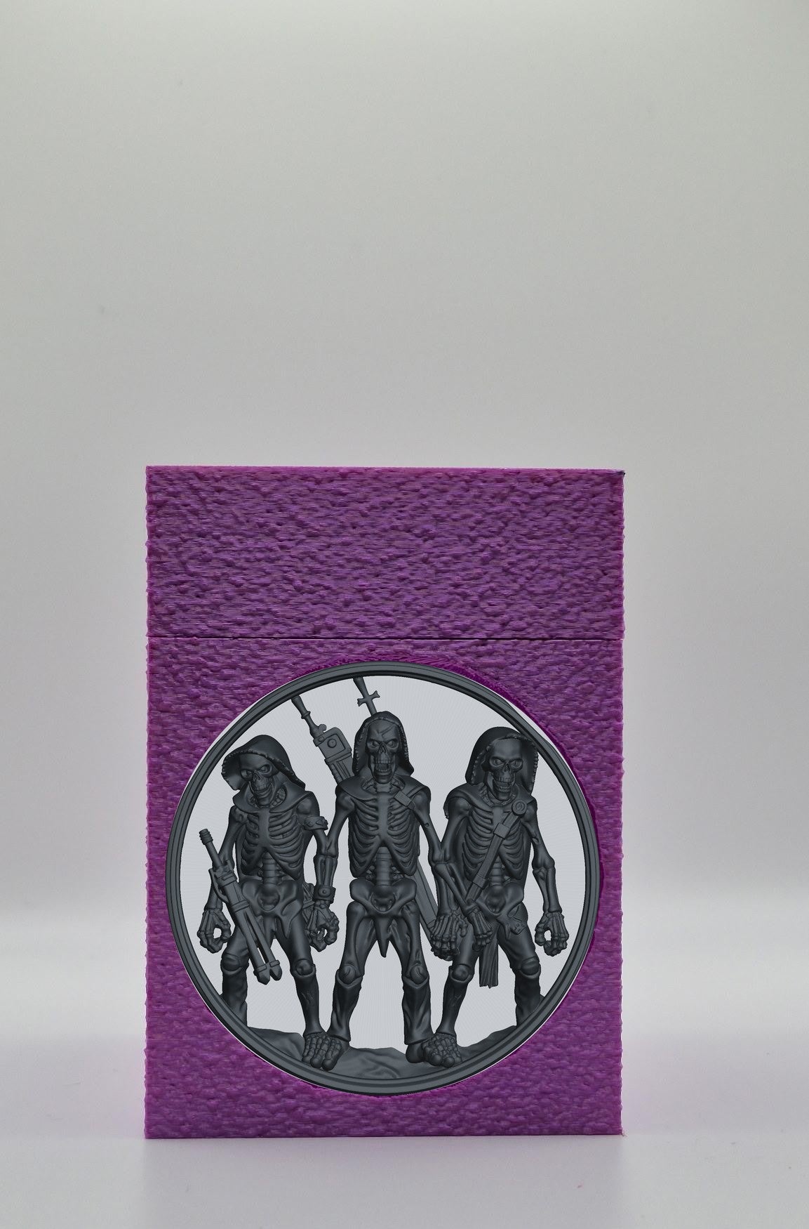 Skeleton Army Card Box — Purple