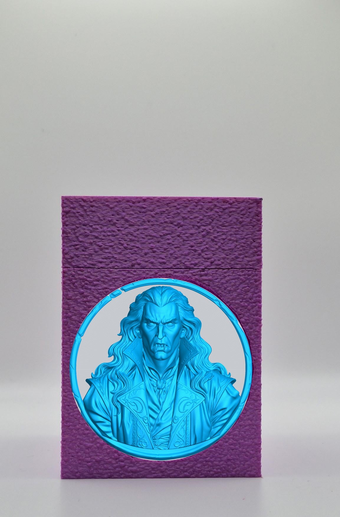 Gothic Vampire Card Box — Purple