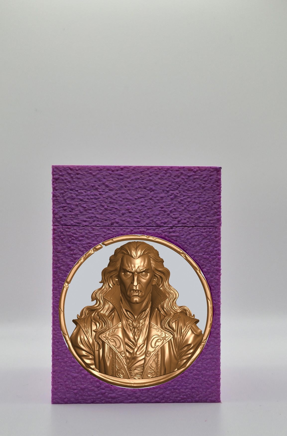 Gothic Vampire Card Box — Purple