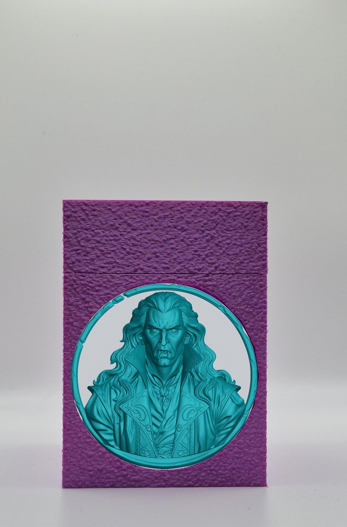 Gothic Vampire Card Box — Purple