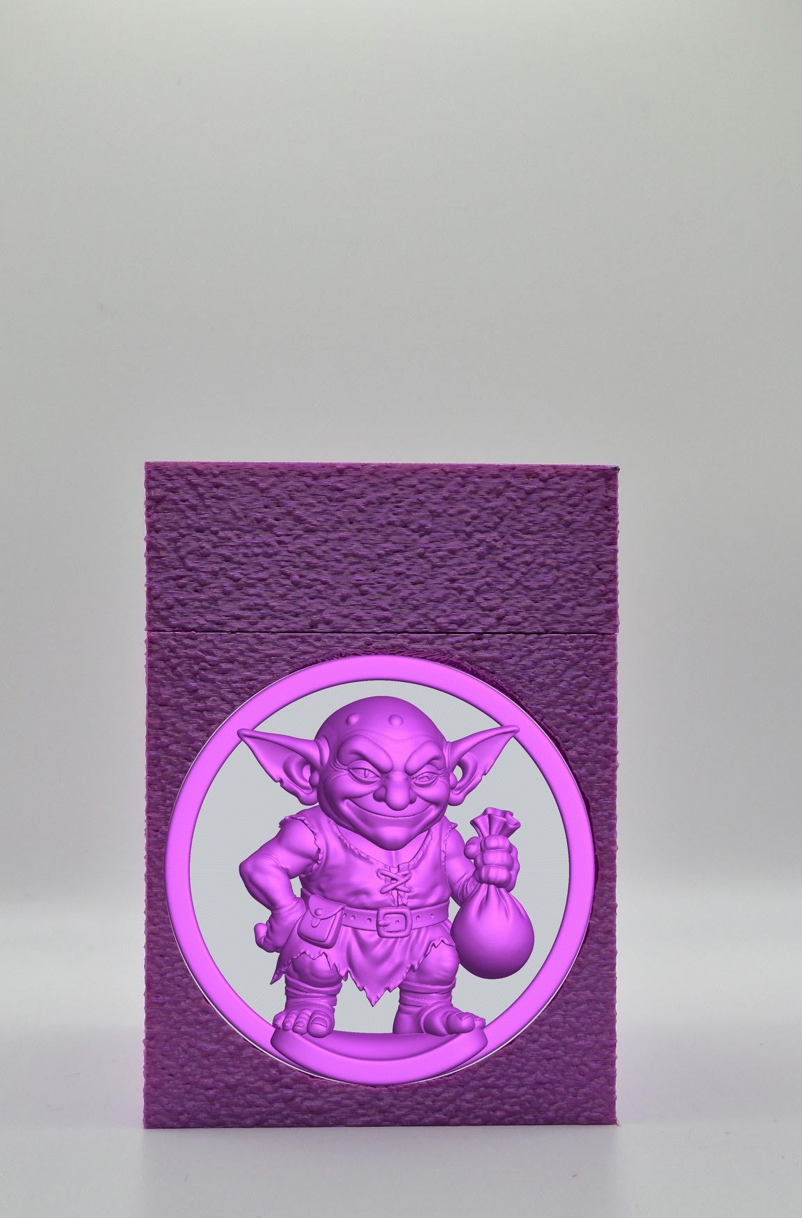 Greedy Goblin Card Box — Purple