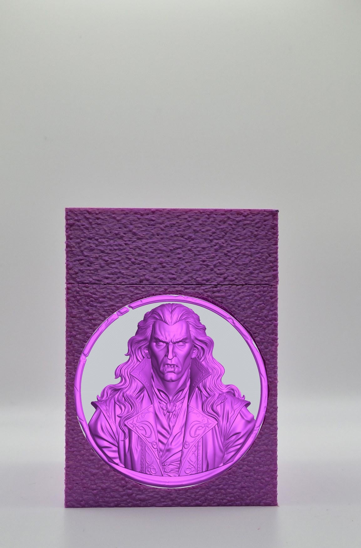 Gothic Vampire Card Box — Purple