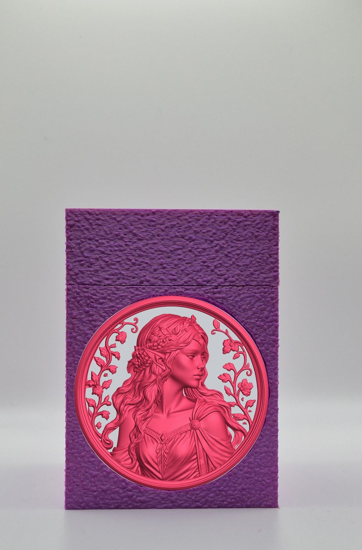 Elf Maiden Card Box — Purple