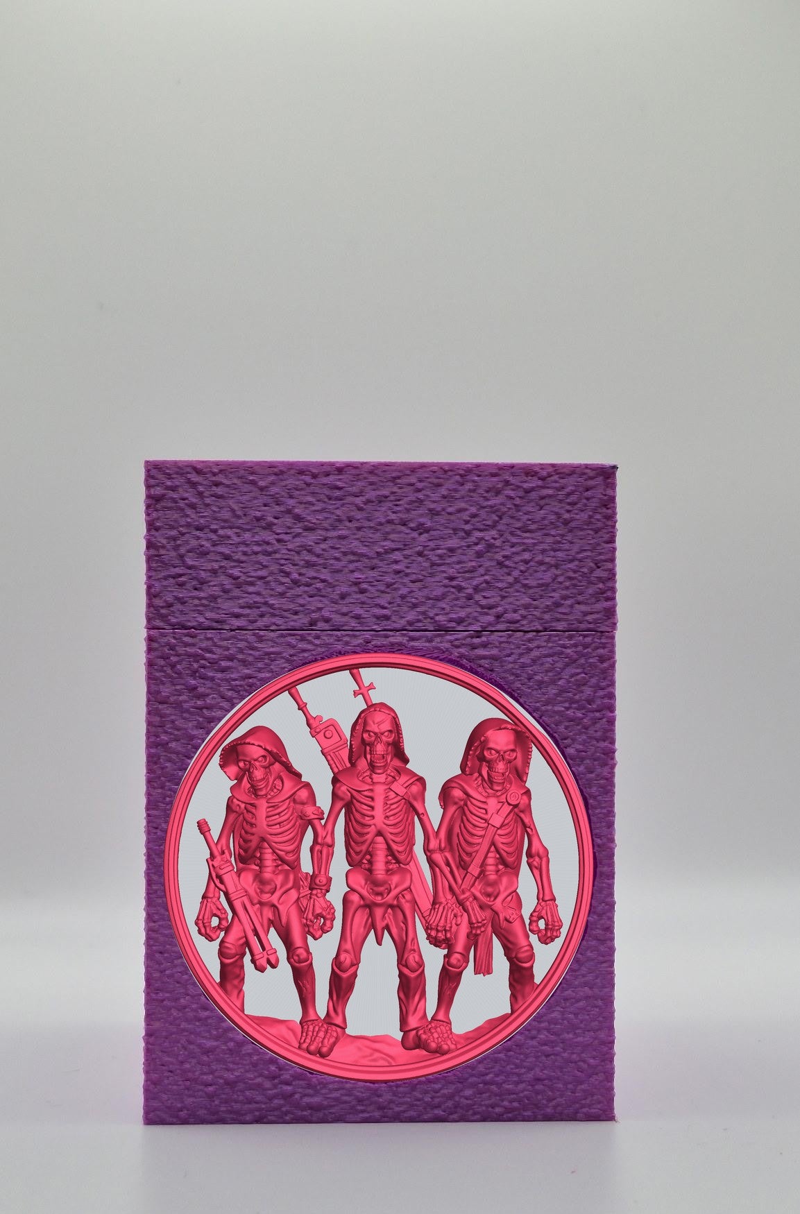 Skeleton Army Card Box — Purple