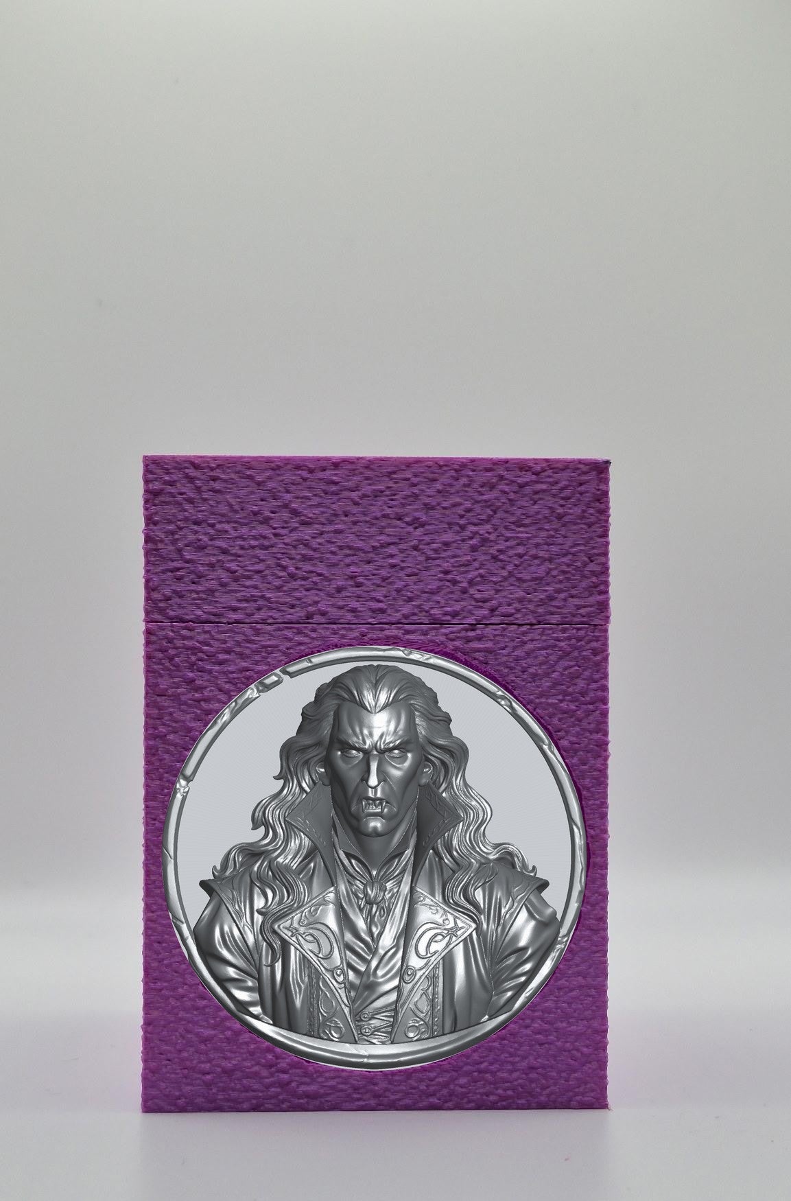 Gothic Vampire Card Box — Purple