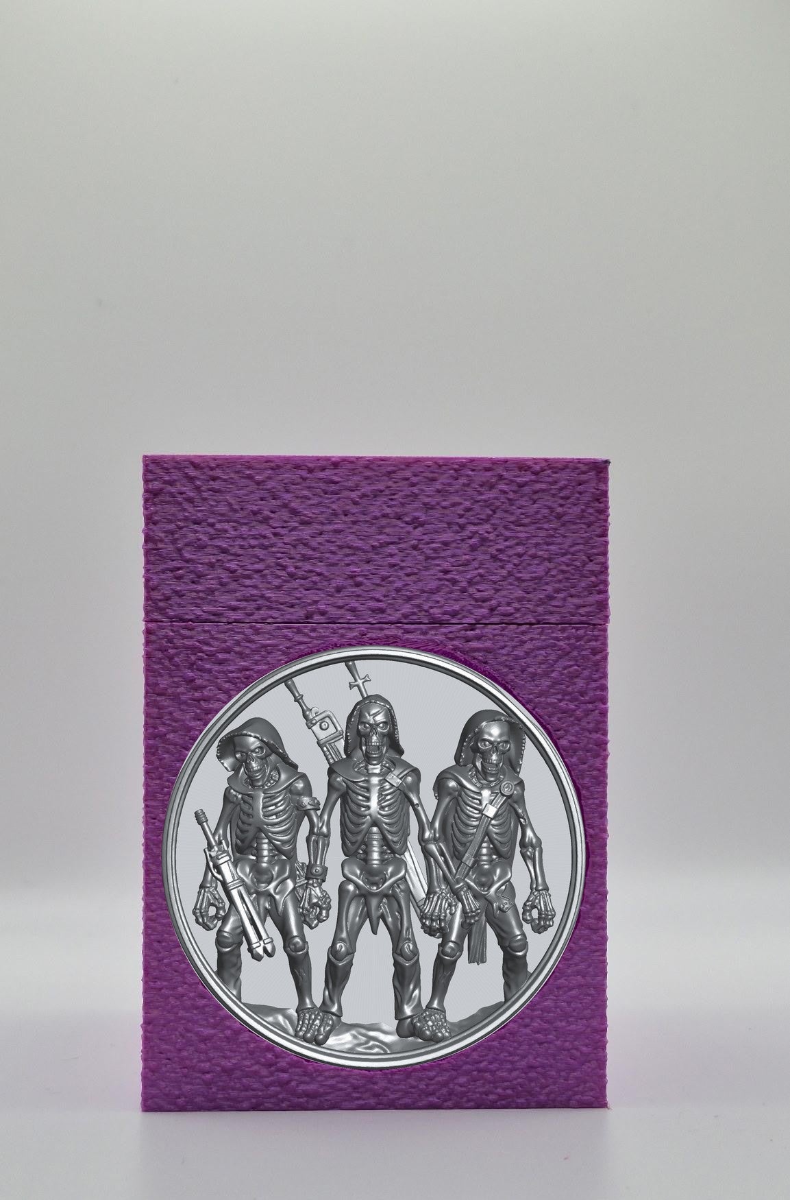 Skeleton Army Card Box — Purple