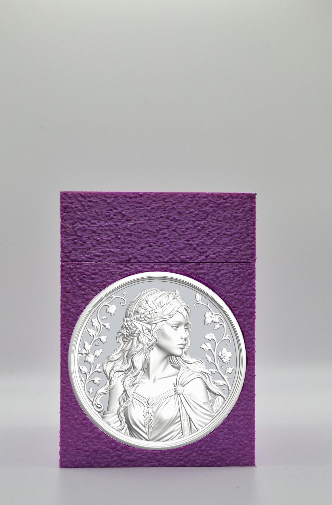 Elf Maiden Card Box — Purple