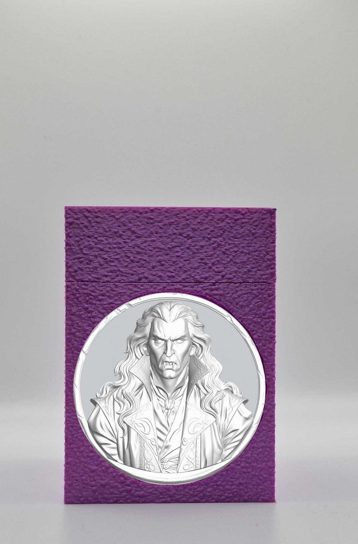 Gothic Vampire Card Box — Purple