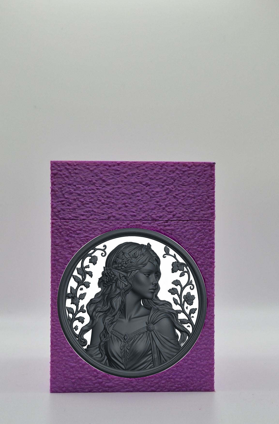 Elf Maiden Card Box — Purple