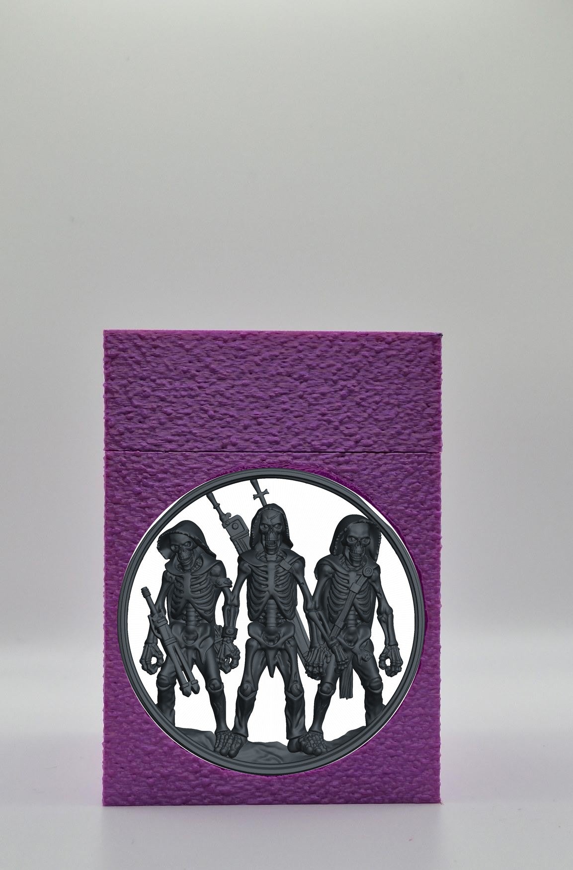 Skeleton Army Card Box — Purple