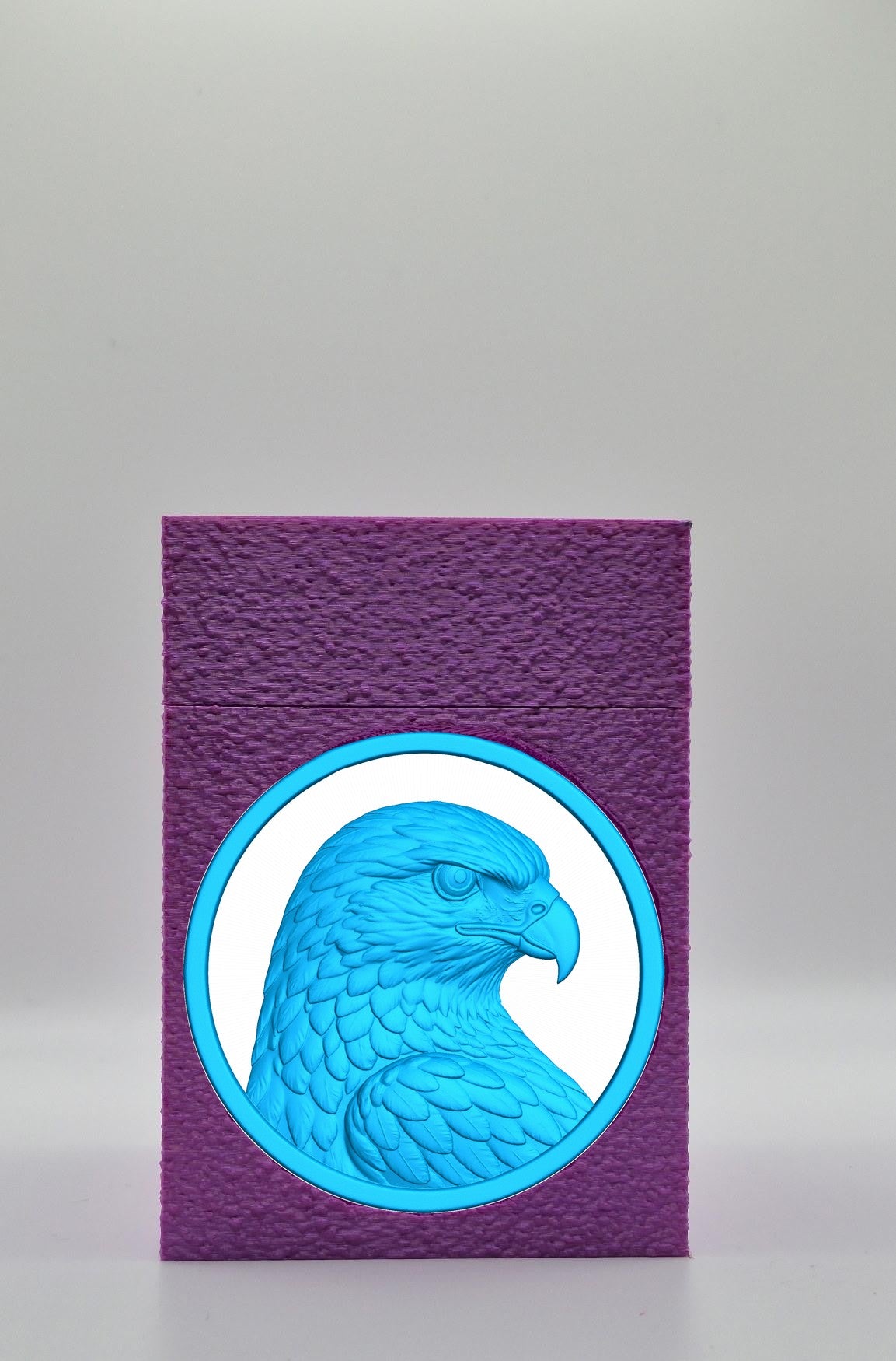 Eagle Card Box — Purple