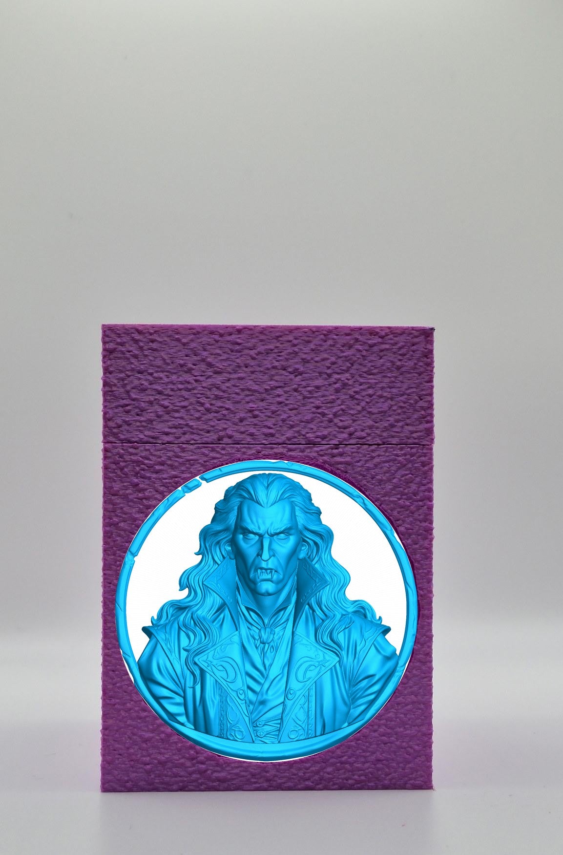 Gothic Vampire Card Box — Purple