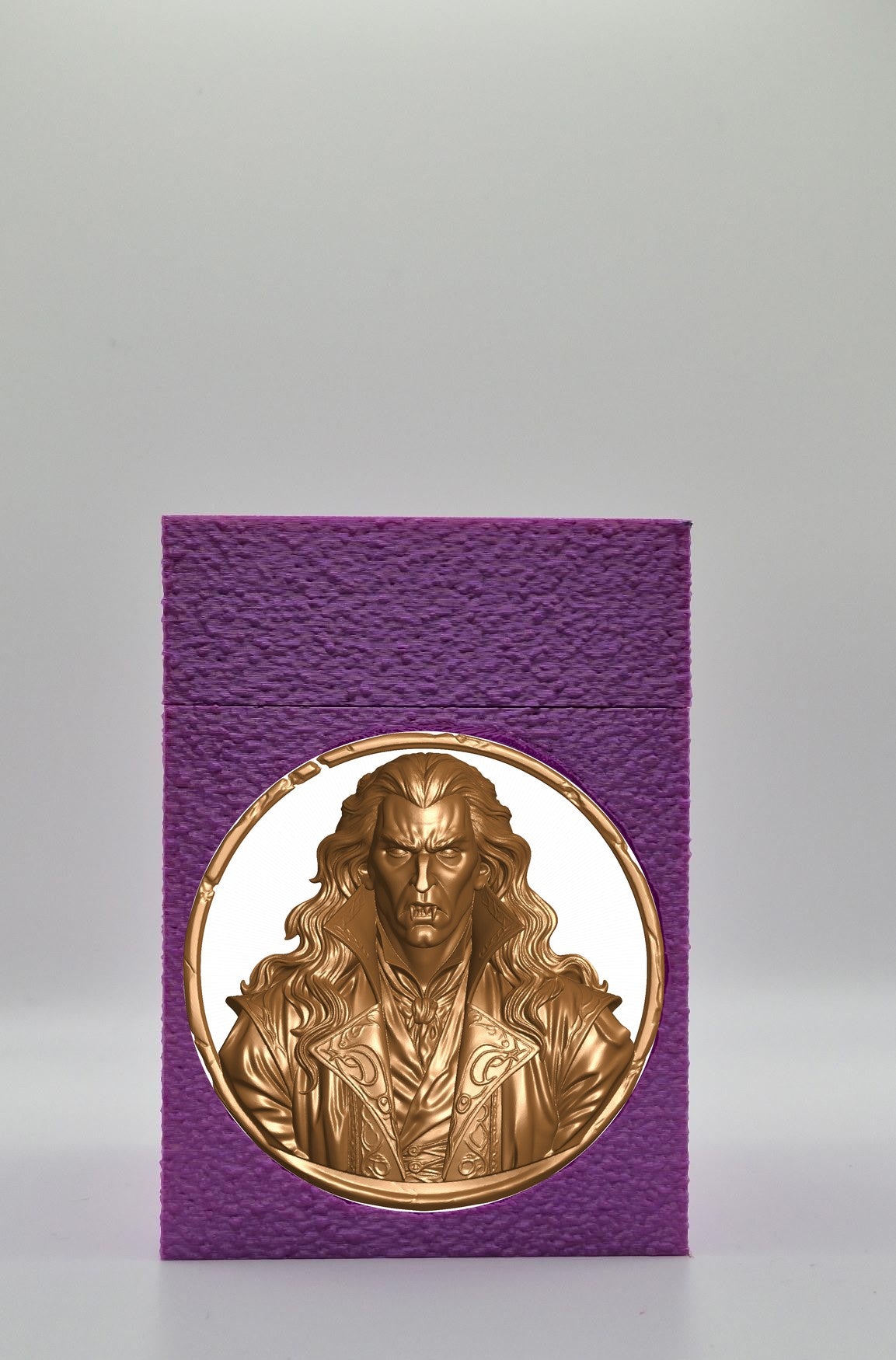Gothic Vampire Card Box — Purple