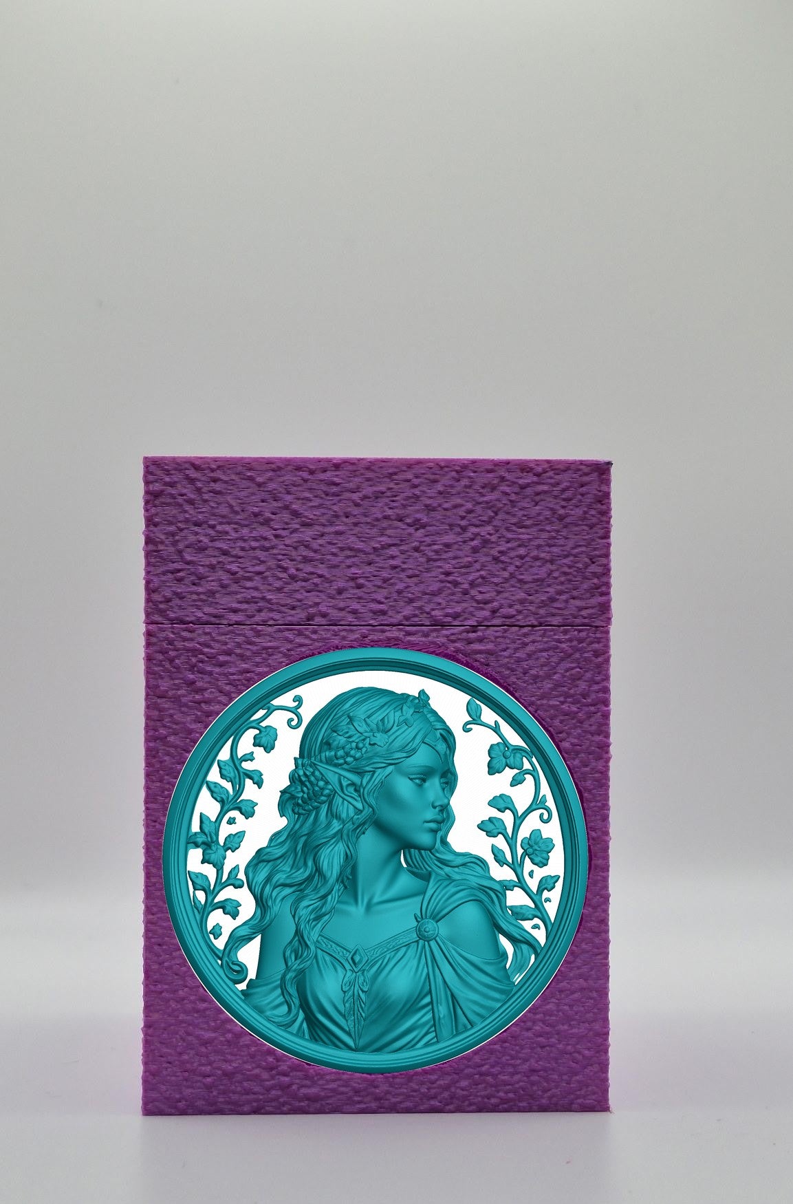 Elf Maiden Card Box — Purple