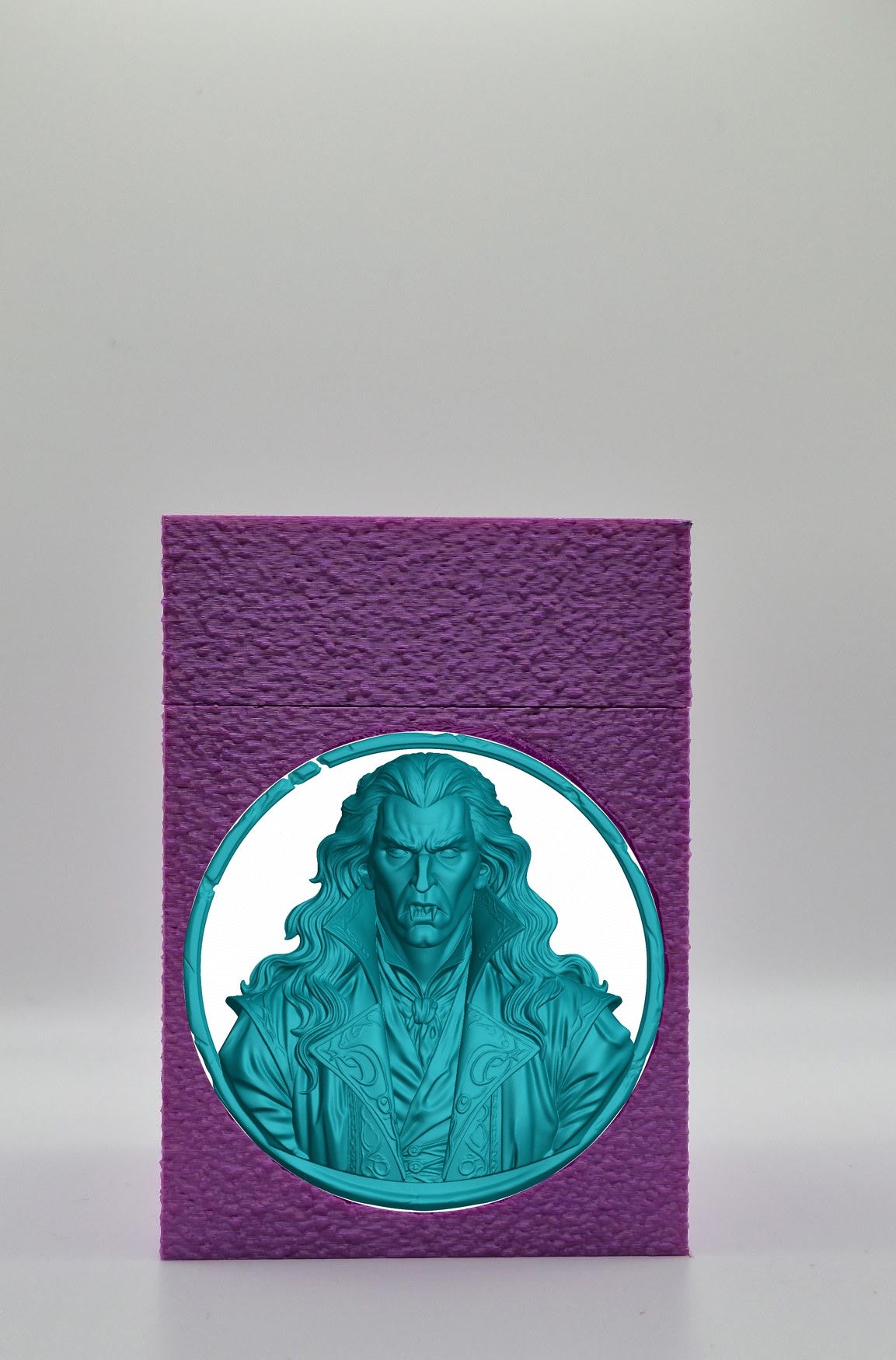 Gothic Vampire Card Box — Purple