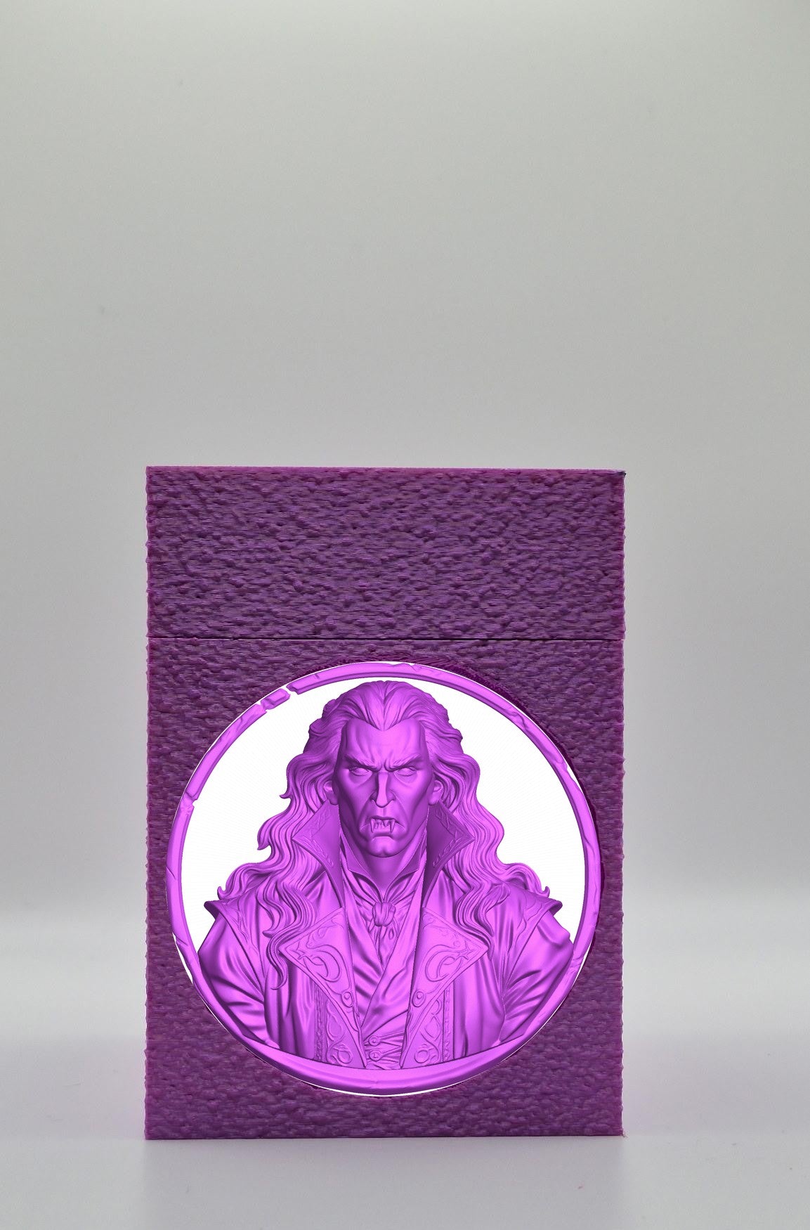 Gothic Vampire Card Box — Purple