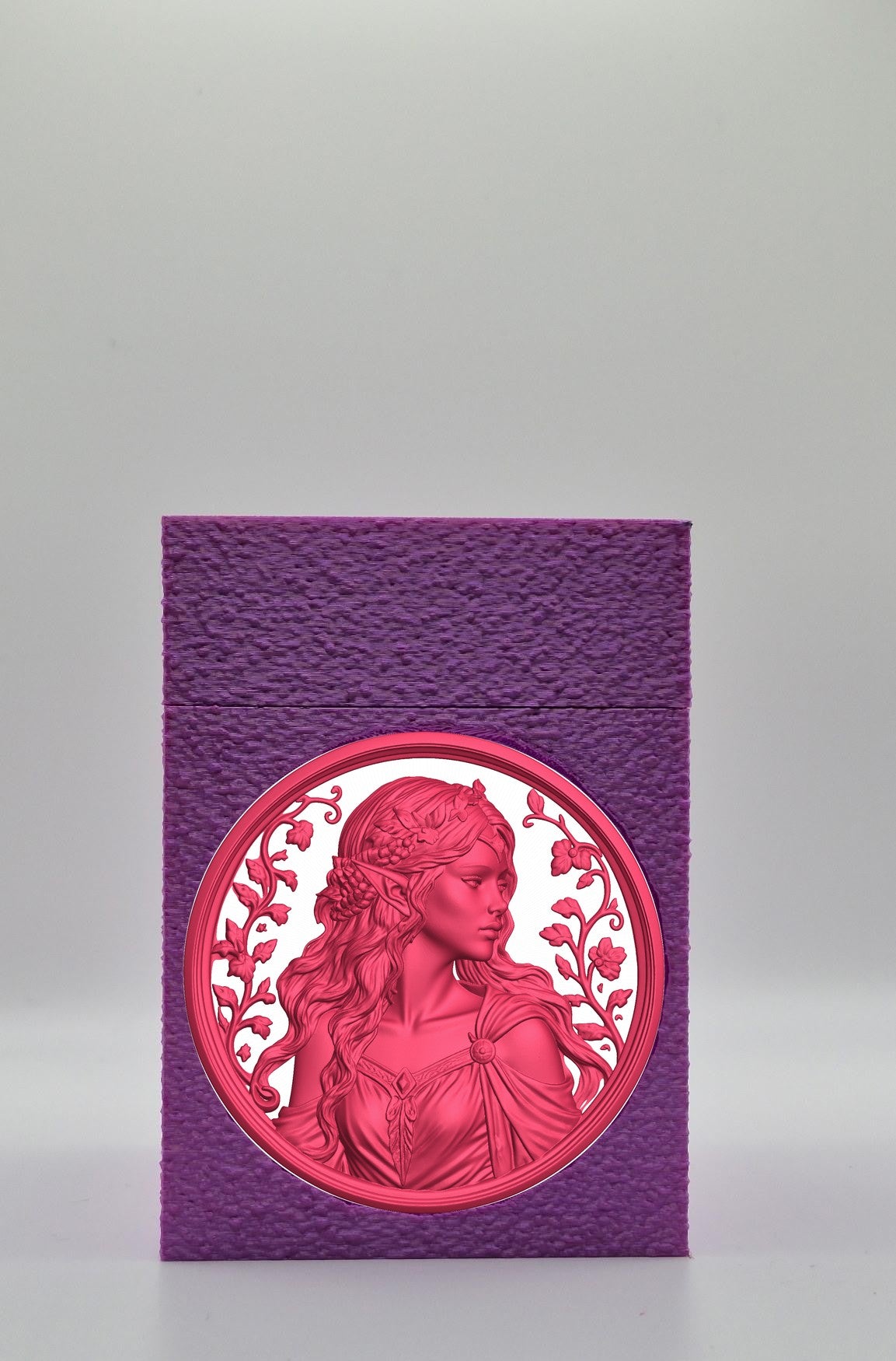 Elf Maiden Card Box — Purple