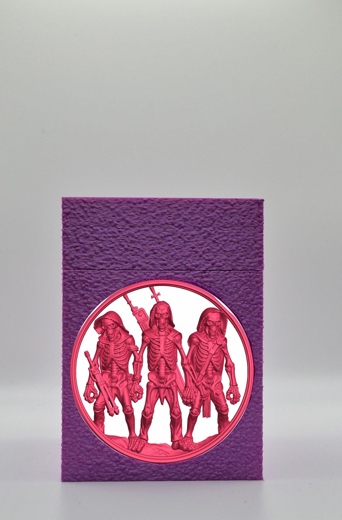 Skeleton Army Card Box — Purple
