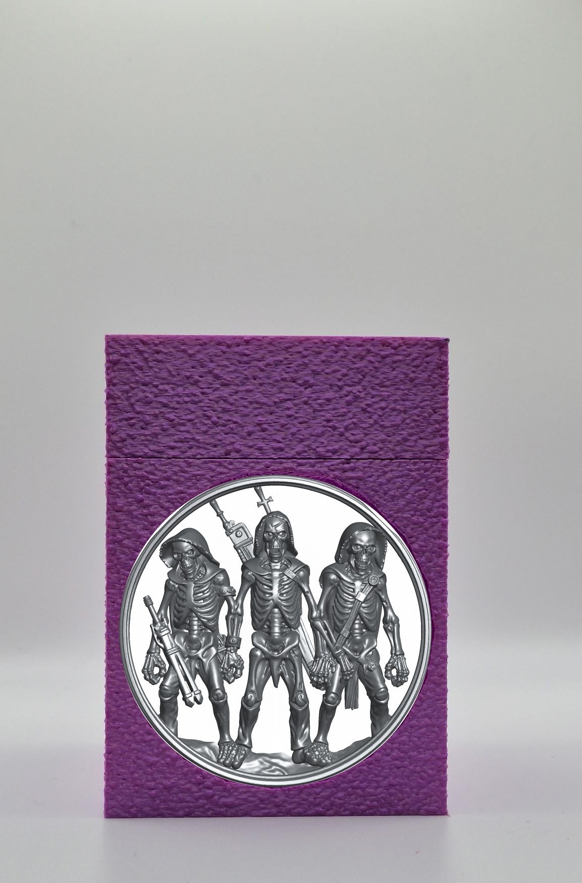 Skeleton Army Card Box — Purple