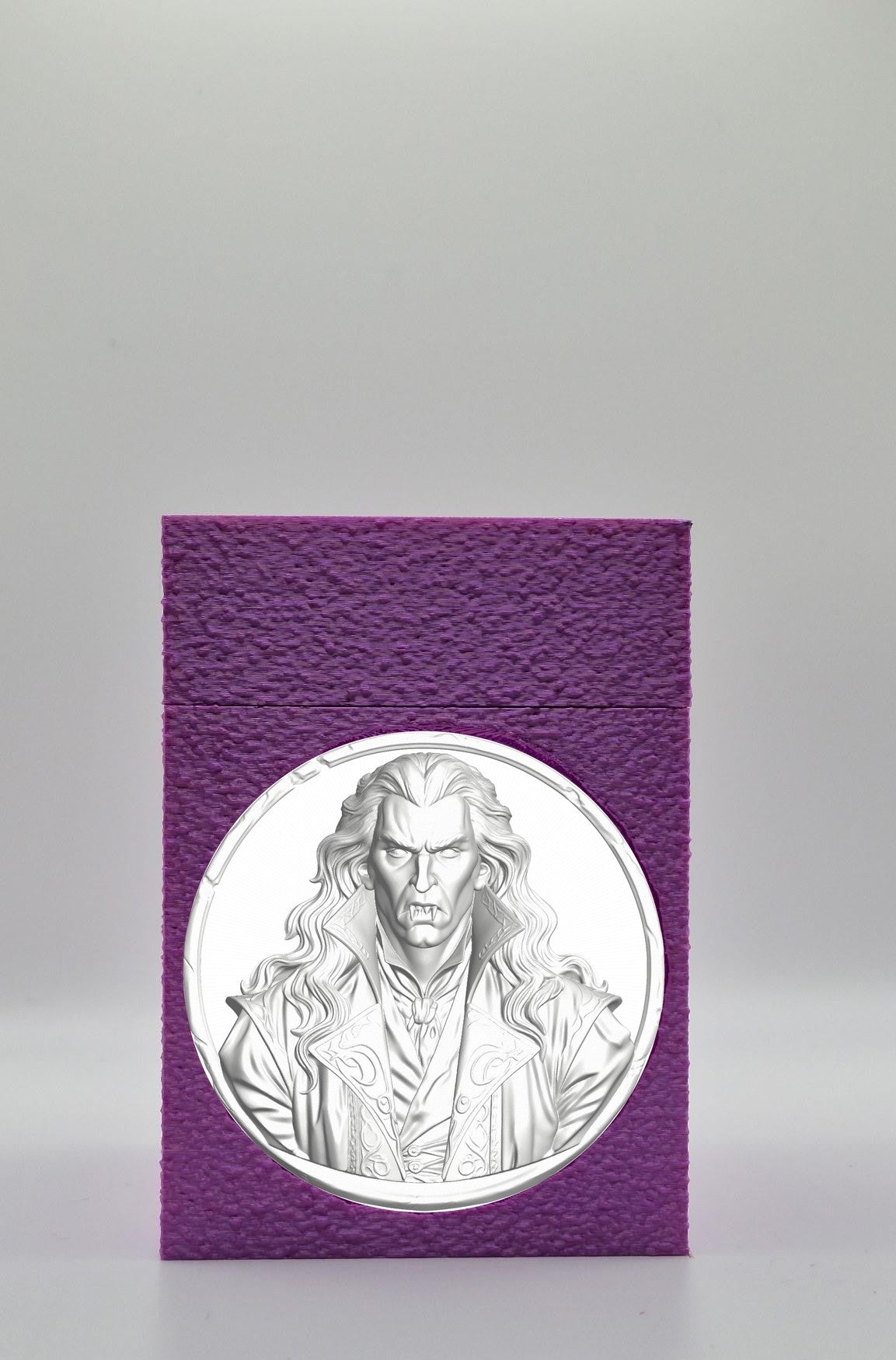 Gothic Vampire Card Box — Purple