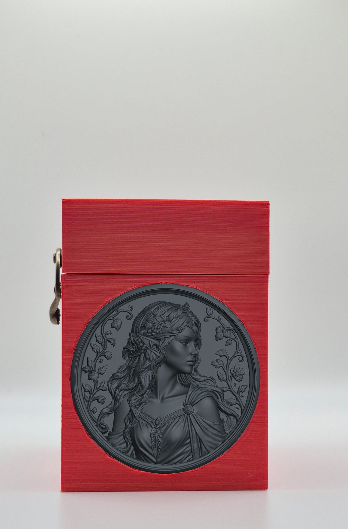 Elf Maiden Card Box — Red