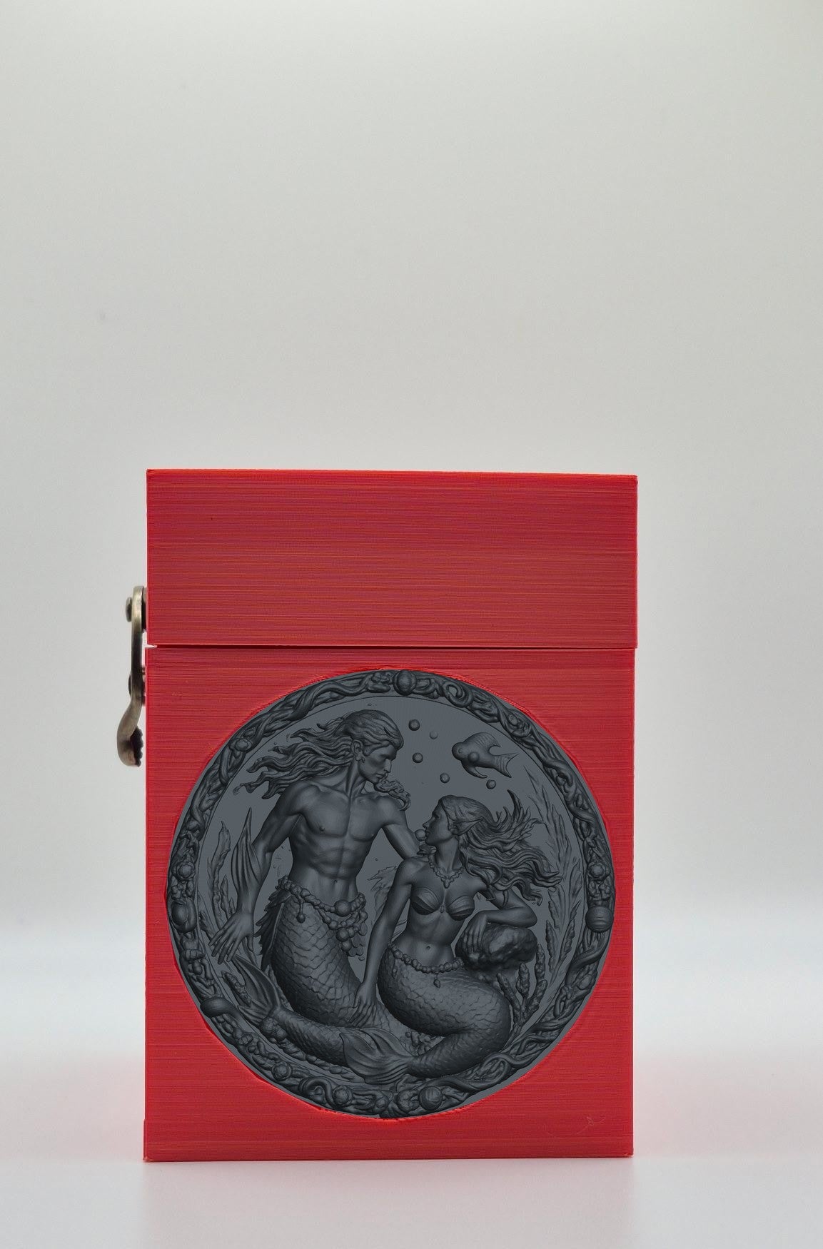 Merfolk Card Box — Red