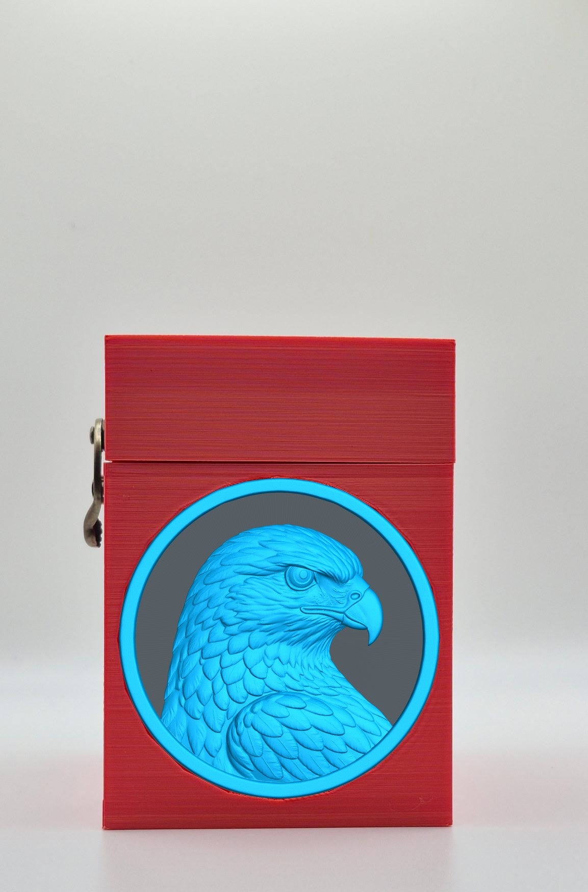 Eagle Card Box — Red