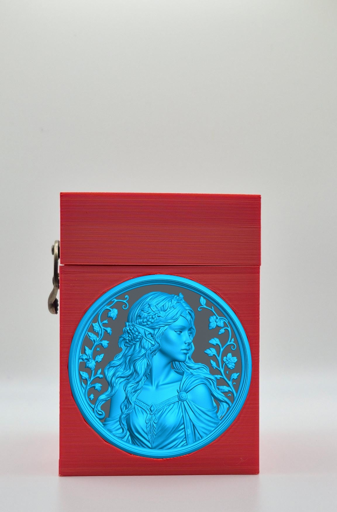 Elf Maiden Card Box — Red