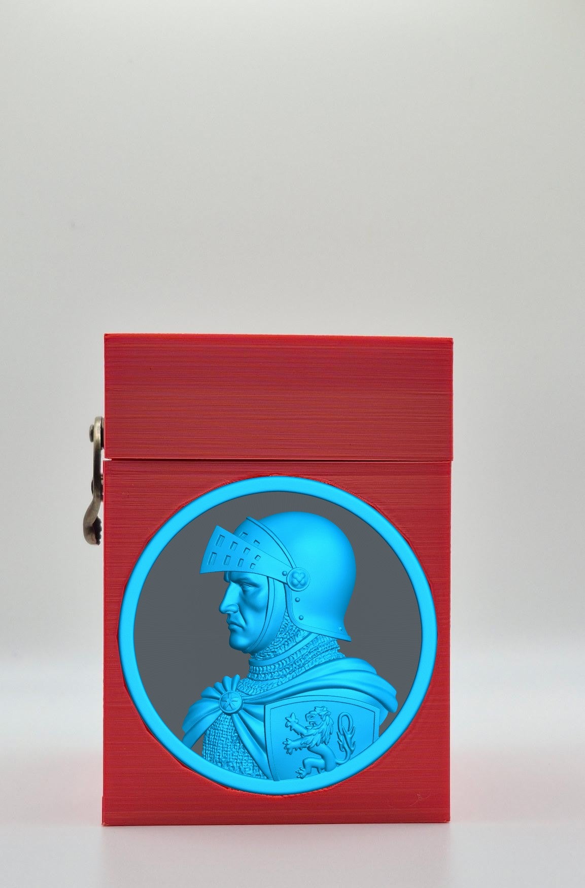 Knight Card Box — Red