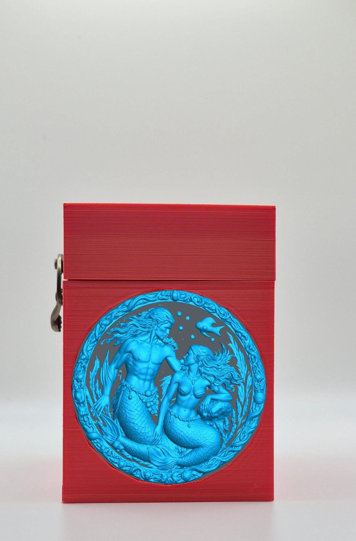 Merfolk Card Box — Red