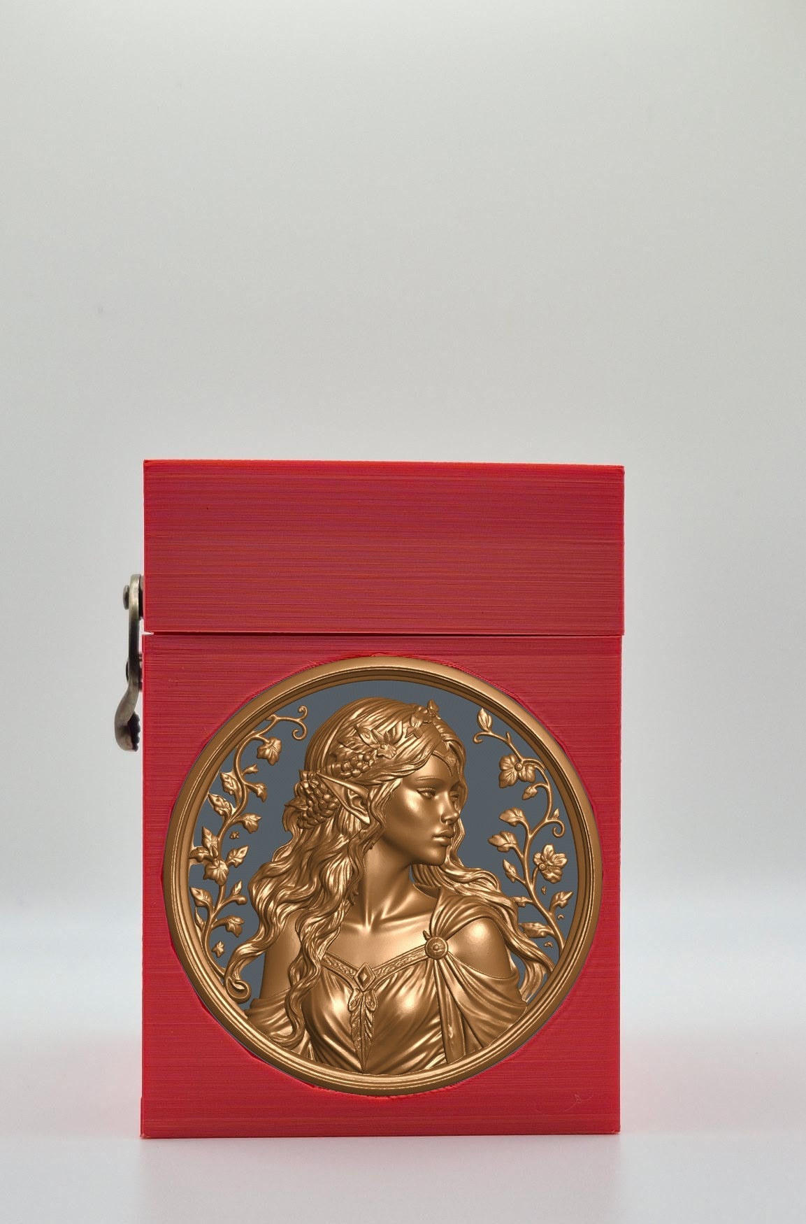 Elf Maiden Card Box — Red
