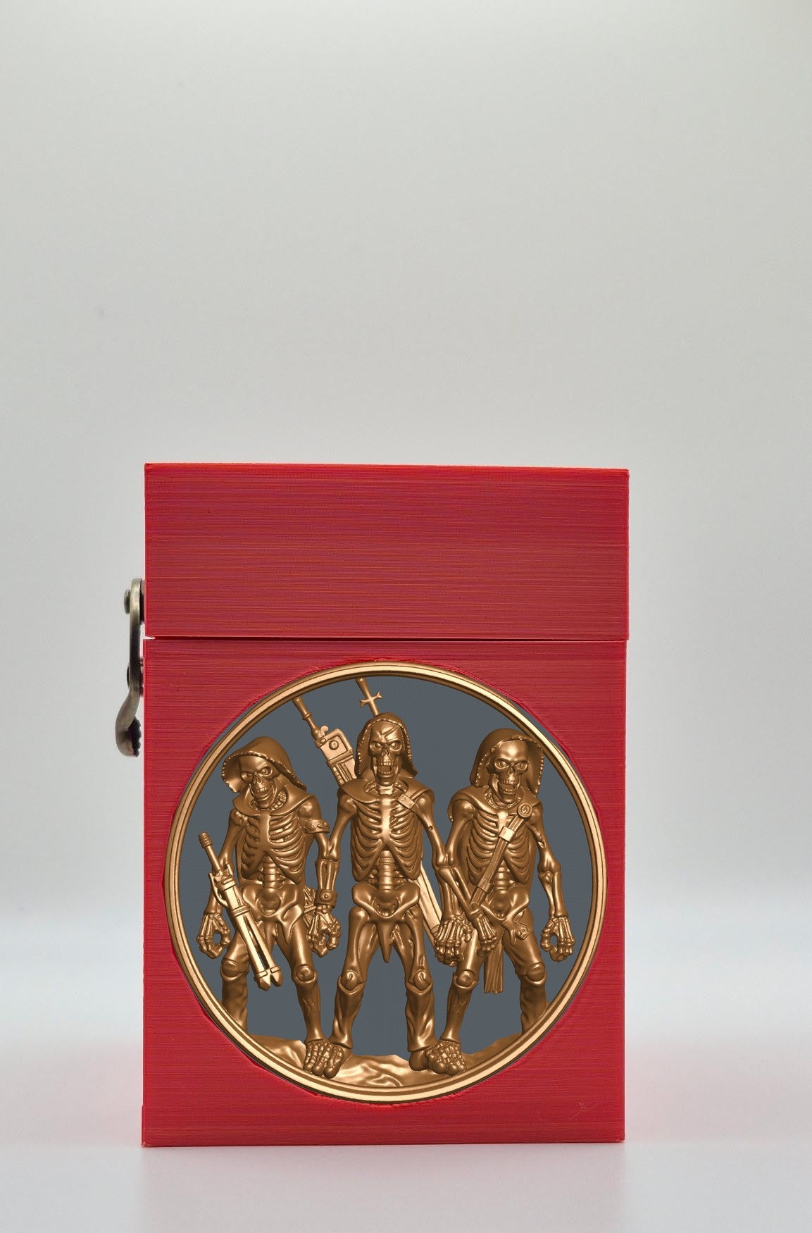 Skeleton Army Card Box — Red